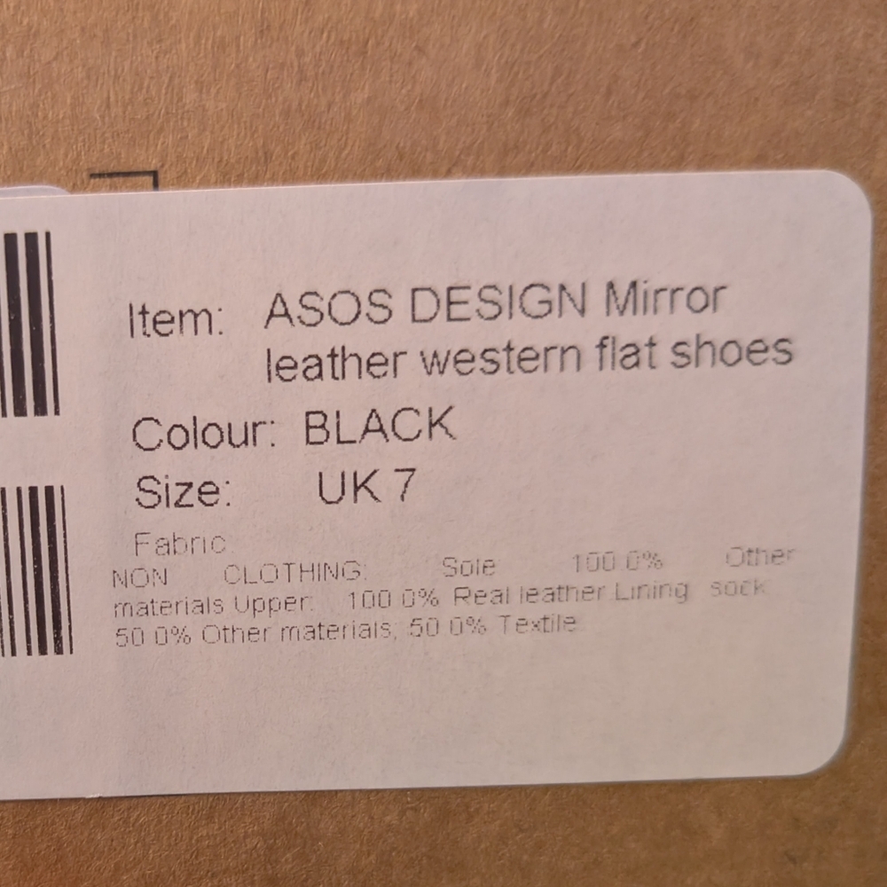 NEW BNIB ASOS western leather booties with metal hardware - Picture 5 of 5